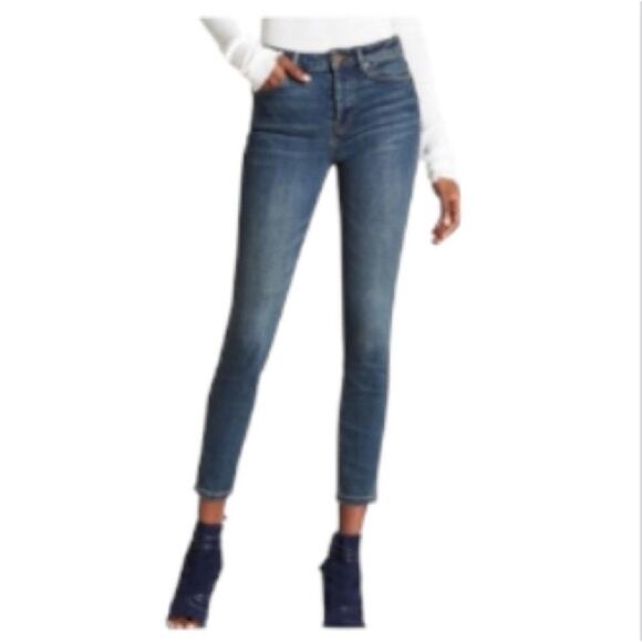 Free People Payton Button Fly Jeans Medium Wash Size 27 - Picture 1 of 11